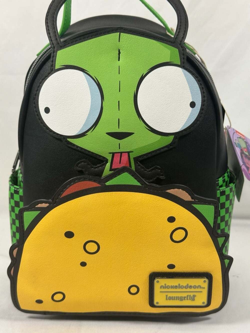 Loungefly Invader Zim GIR Taco Mini Backpack NWT